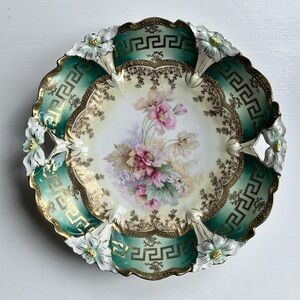 Royal Suhl Germany vintage porcelain dish 9 1/2”